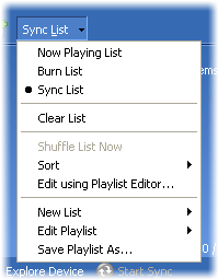 Sync list
